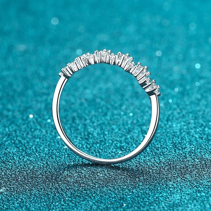 Bague Nymphe Argentée en Argent Sterling 925 Oxyde De Zirconium 💎