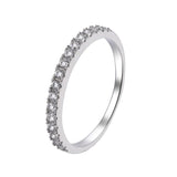 Bague d'éternité Ishtar en Argent Sterling 925 - Oxyde De Zirconium 💎