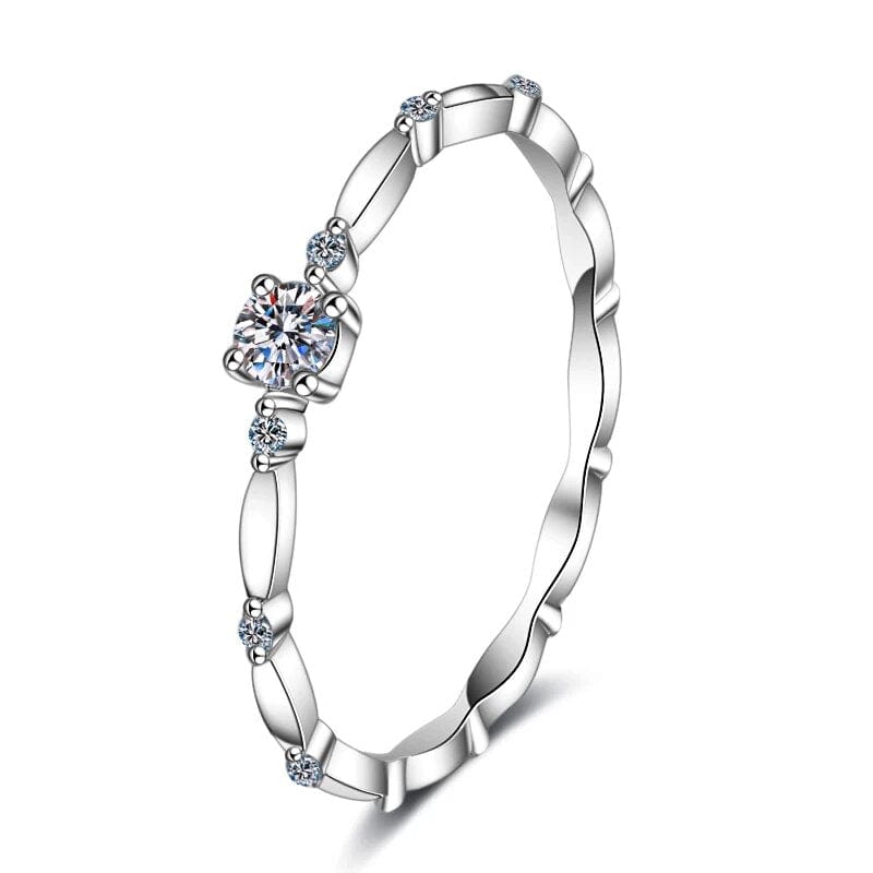 Bague Solitaire Constellations en Argent Sterling 925 - Oxyde De Zirconium 💎