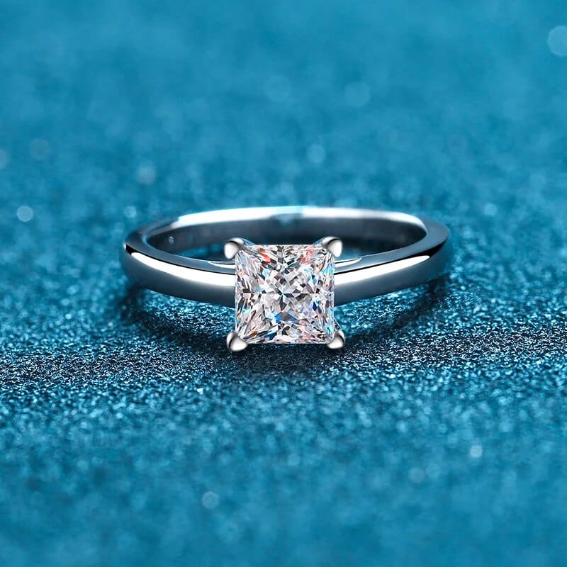 Bague Solitaire Aurore En Argent Sterling 925 - Oxyde De Zirconium 💎