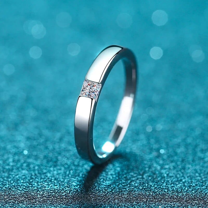 Bague Solitaire Divana en Argent Sterling 925 - Oxyde De Zirconium 💎
