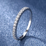 Bague d'éternité Ishtar en Argent Sterling 925 - Oxyde De Zirconium 💎