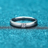 Bague Solitaire Divana en Argent Sterling 925 - Oxyde De Zirconium 💎