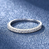 Bague d'éternité Ishtar en Argent Sterling 925 - Oxyde De Zirconium 💎