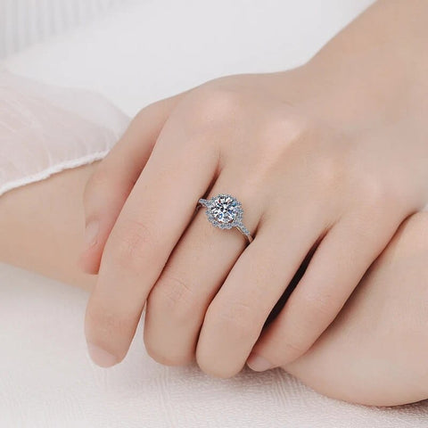 Bague Selene Éternelle en Argent Sterling 925 Oxyde De Zirconium 💎