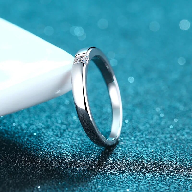 Bague Solitaire Divana en Argent Sterling 925 - Oxyde De Zirconium 💎