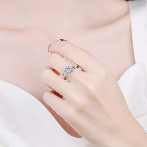 Bague Spark Prism en Argent Sterling 925 Oxyde De Zirconium 💎