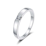 Bague Solitaire Divana en Argent Sterling 925 - Oxyde De Zirconium 💎