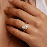 Bague Idylle Ovalis - Diamant Moissanite💎