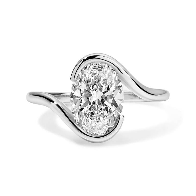 Bague Idylle Ovalis - Diamant Moissanite💎