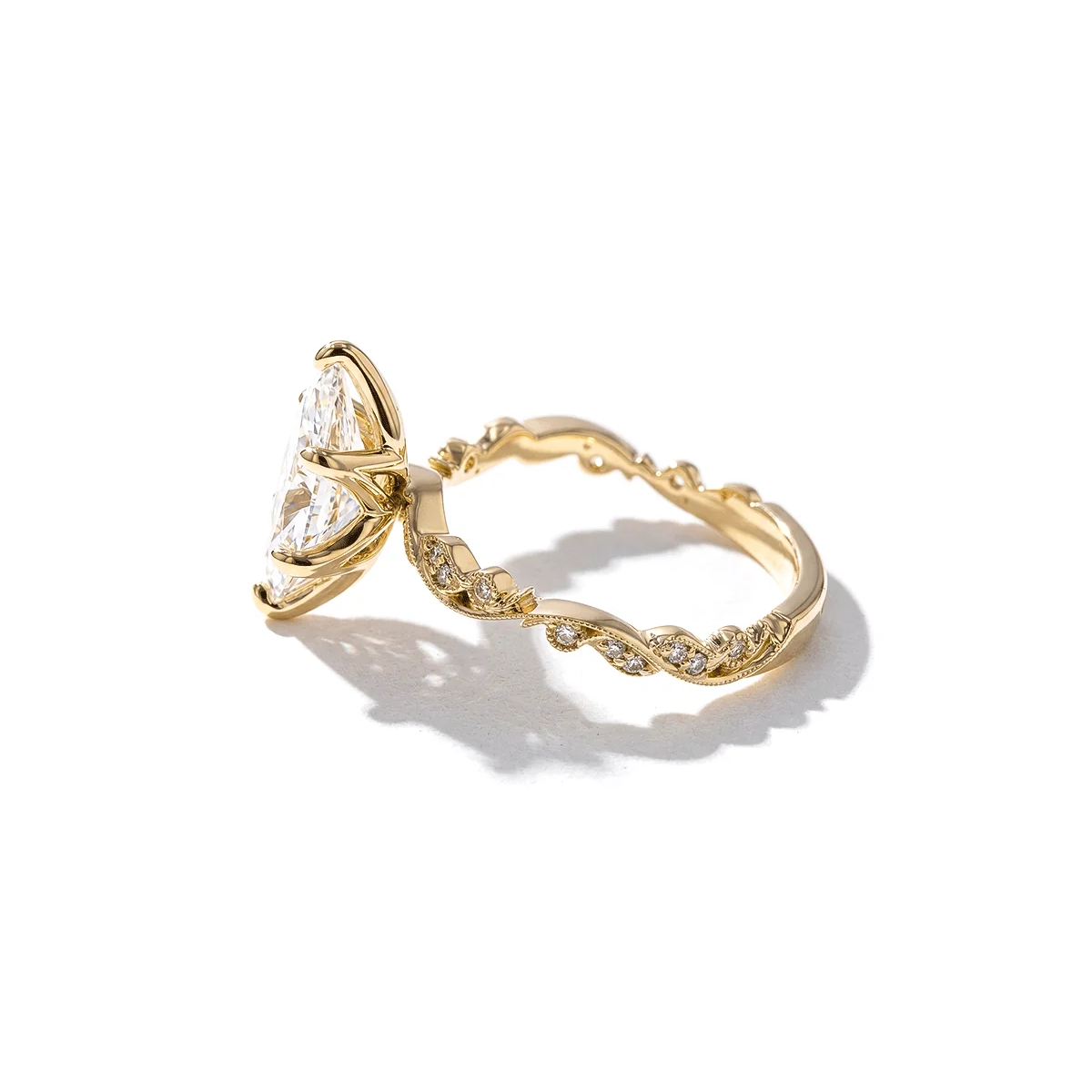 Ensemble de bagues Jasmine - Diamant Moissanite 💎