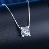 Pendentif Moissanite Diamant 💎 - Argent Sterling s925 Loriele™