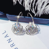 Boucles d'oreilles Rose de Crystal 🔮