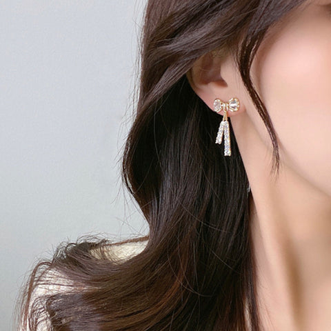 French Bow Tie Earrings 🎀 Creation: ''Jolie-Bijoux™
