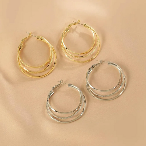 Strassie™ hoop earrings