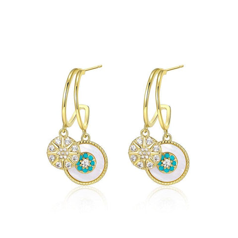 Boucles d'oreilles françaises baroques Loriele