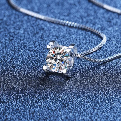 Moissanite diamanten hanger 💎 - Sterling zilver s925 JOLIEBIJOUX™