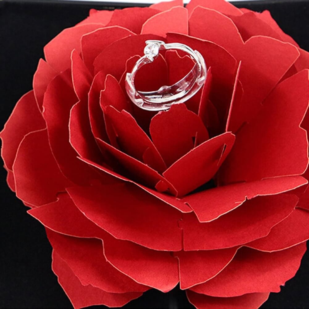Écrin Bague <br /> Cœur Floral