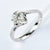 Gold Plated Honeymoon Solitaire Ring - 1 Carat Moissanite Diamond💎